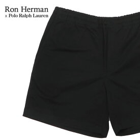 【数量限定特別価格】 新品 ロンハーマン Ron Herman x ポロ・ラルフローレン POLO RALPH LAUREN Prepster Shorts ショーツ BLACK ブラック 黒 メンズ TOPS