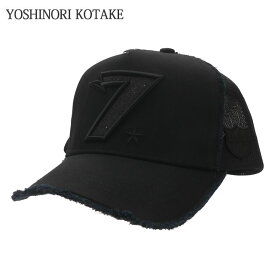 正規品・本物保証 新品 ヨシノリコタケ YOSHINORI KOTAKE LAME 7LOGO MESH CAP キャップ BLACK ブラック 黒 メンズ レディース ヘッドウェア
