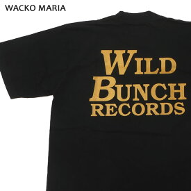 【数量限定特別価格】 新品 ワコマリア WACKO MARIA WILD BUNCH CREW NECK T-SHIRT(TYPE-1) Tシャツ BLACK ブラック 黒 メンズ 半袖Tシャツ