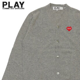 正規品・本物保証 新品 プレイ コムデギャルソン PLAY COMME des GARCONS x インベーダー Invader Men's Cardigan ニット カーディガン GRAY グレー 灰色 メンズ TOPS