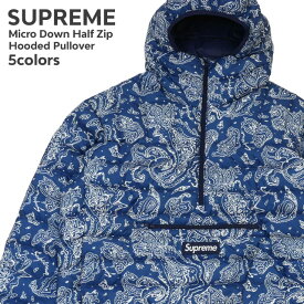【数量限定特別価格】 新品 シュプリーム SUPREME Micro Down Half Zip Hooded Pullover パーカー メンズ 新品 OUTER