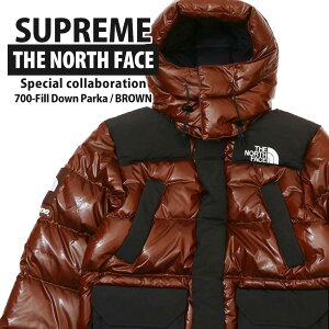 Vi Vv[ SUPREME x U m[XtFCX THE NORTH FACE 700-Fill Down Parka _E WPbg BROWN uE  Y OUTER