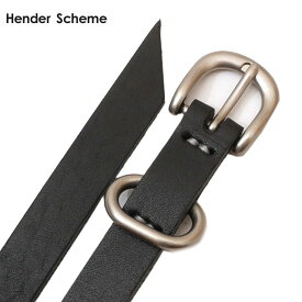 正規品・本物保証 新品 エンダースキーマ Hender Scheme Tail Belt テイル レザー ベルト BLACK ブラック 黒 メンズ レディース グッズ