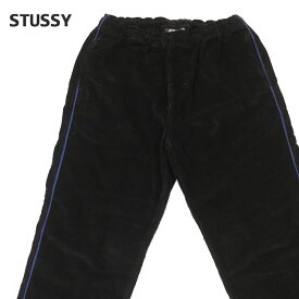 正規品・本物保証 新品 ステューシー STUSSY Corduroy Relaxed Pant イージーパンツ BLACK ブラック 黒 メンズ パンツ