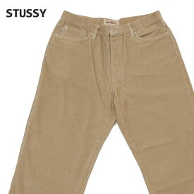 正規品・本物保証 新品 ステューシー STUSSY Corduroy Big Ol Jeans コーデュロイパンツ SAND サンド ベージュ メンズ パンツ