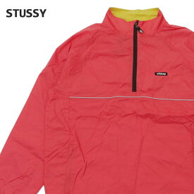 正規品・本物保証 新品 ステューシー STUSSY Sport Pullover プルオーバー ジャケット RED レッド 赤 メンズ OUTER