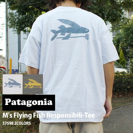 正規品・本物保証 新品 パタゴニア Patagonia M's Flying Fish Responsibili Tee メンズ フライング フィッシュ レスポンシビリティー Tシャツ 37598 メンズ レディース アウトドア キャンプ サーフ 海 山 新作 半袖Tシャツ