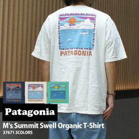 正規品・本物保証 新品 パタゴニア Patagonia M's Summit Swell Organic Tee メンズ サミット スウェル オーガニックティー Tシャツ 37671 メンズ レディース アウトドア キャンプ サーフ 海 山 新作 半袖Tシャツ