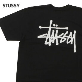 正規品・本物保証 新品 ステューシー STUSSY BASIC STUSSY TEE Tシャツ BLACK ブラック 黒 メンズ 新作 半袖Tシャツ