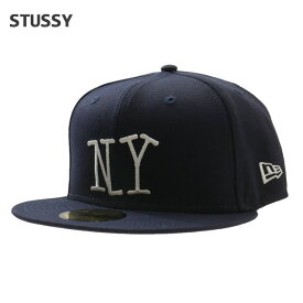 正規品・本物保証 新品 ステューシー STUSSY NY NEW ERA CAP ニューエラ キャップ NAVY ネイビー メンズ ヘッドウェア