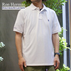KiE{ۏ Vi n[} Ron Herman x |Et[ POLO RALPH LAUREN Classic Fit Polo Shirt |Vc WHITE zCg Y V TOPS