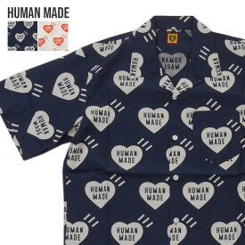 正規品・本物保証 新品 ヒューマンメイド HUMAN MADE HEART ALOHA SHIRT アロハシャツ 半袖シャツ NIGO ニゴー APE KAWS ガールズドントクライ 新作 TOPS