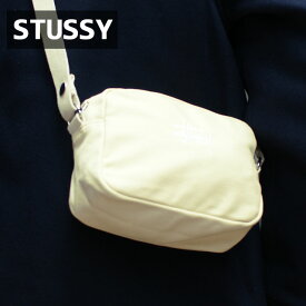 正規品・本物保証 新品 ステューシー STUSSY CANVAS SIDE POUCH ショルダーバッグ サイドポーチ NATURAL ナチュラル 新作 グッズ