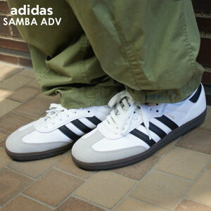 [Ԍ|Cg20{I] Vi AfB_X adidas SAMBA ADV To Xj[J[ FTWWHT/CBLACK/GUM5 zCg GZ8477 V tbgEFA