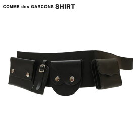 正規品・本物保証 新品 コムデギャルソン シャツ COMME des GARCONS SHIRT マルチポケット レザーベルト ボディバッグ メンズ 新作 グッズ