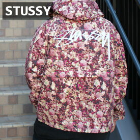 正規品・本物保証 新品 ステューシー STUSSY FLORAL NYLON BEACH SHELL シェル ジャケット メンズ 新作 スケート ストリート エイトボール ストックロゴ ストゥーシー スチューシー OUTER