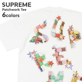 正規品・本物保証 新品 シュプリーム SUPREME 24SS Patchwork Tee パッチワーク Tシャツ メンズ レディース 2024SS 新作 ストリート スケート スケーター 半袖Tシャツ