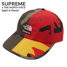 正規品・本物保証 新品 シュプリーム SUPREME x ザ ノースフェイス THE NORTH FACE 24SS Split 6 Panel スプリット 6パネル キャップ メンズ 2024SS 新作 BOX LOGO ボックスロゴ ヘッドウェア