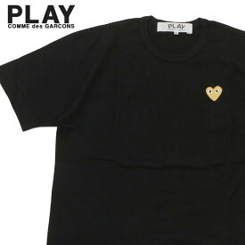 正規品・本物保証 新品 プレイ コムデギャルソン PLAY COMME des GARCONS GOLD HEART ONE POINT TEE Tシャツ メンズ レディース ハート ロゴ AX-T216-051 半袖Tシャツ