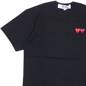 正規品・本物保証 新品 プレイ コムデギャルソン PLAY COMME des GARCONS 2HEART TEE Tシャツ メンズ レディース ハート ロゴ AX-T226-051 半袖Tシャツ