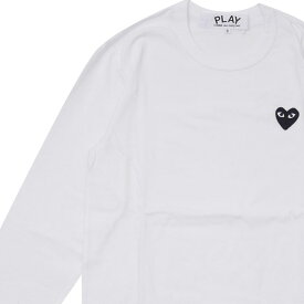 正規品・本物保証 新品 プレイ コムデギャルソン PLAY COMME des GARCONS BLACK HEART LS TEE 長袖Tシャツ メンズ レディース ハート ロゴ AX-T120-051 TOPS