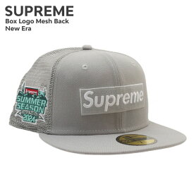 正規品・本物保証 新品 シュプリーム SUPREME 24SS Box Logo Mesh Back New Era ボックスロゴ ニューエラ キャップ メンズ レディース 2024SS 新作 ストリート スケート スケーター ヘッドウェア