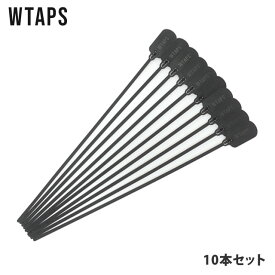 正規品・本物保証 新品 ダブルタップス WTAPS 24SS DOG TAG TIE WRAP NYLON SIGN ドッグ タグ タイラップ 10本セット メンズ 2024SS 新作 241OTDT-AC01 HOODS ミリタリー 西山徹 TET 40% FPAR グッズ