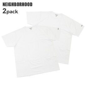 正規品・本物保証 新品 ネイバーフッド NEIGHBORHOOD CLASSIC 2PAC TEE SS クラシック 2枚パック セット Tシャツ メンズ HOODS モーターサイクル ミリタリー バイカー 滝沢伸介 半袖Tシャツ