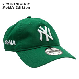 正規品・本物保証 新品 ニューエラ NEW ERA x モマ MoMA ニューヨーク ヤンキース 9TWENTY CAP ストラップバック キャップ GREEN グリーン メンズ レディース ヘッドウェア