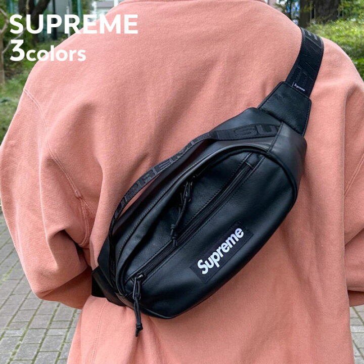 楽天市場】正規品・本物保証 新品 シュプリーム SUPREME Leather Waist  