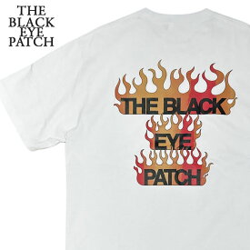 正規品・本物保証 新品 ブラックアイパッチ BlackEyePatch NAME IN FLAMES TEE Tシャツ メンズ レディース 新作 ブラック アイパッチ BLACK EYE PATCH 半袖Tシャツ