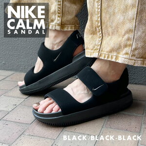 KiE{ۏ Vi iCL NIKE W CALM SANDAL J[ T_ FJ6043-001 EBY fB[X V tbgEFA