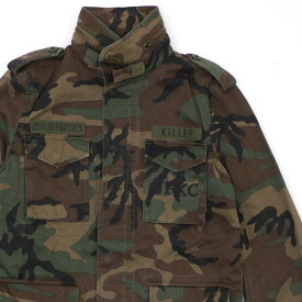 正規品・本物保証 ワコマリア WACKO MARIA DOT M-65 JACKET ジャケット WOODLAND CAMO ウッドランドカモ メンズ Sサイズ 【中古】 130003236039 (OUTER) CE02