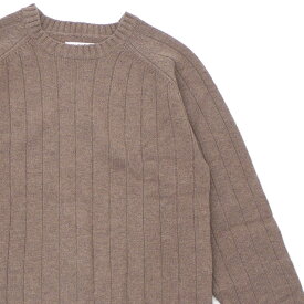 正規品・本物保証 ダブルタップス WTAPS 17AW DECK CREW SWEATER ニット 172MADT-KNM02 BROWN ブラウン Sサイズ 【中古】 2017AW 434000035036 (TOPS) CE02