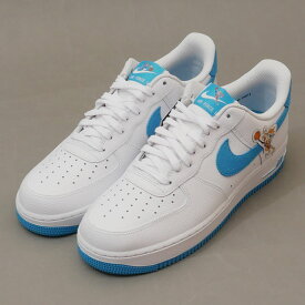 正規品・本物保証 新古品/未使用 ナイキ NIKE AIR FORCE 1 07 エアフォース1 WHITE/LT BLUE FURY-WHITE DJ7998-100 メンズ 28.0cm (フットウェア)