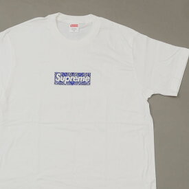 正規品・本物保証 新品 シュプリーム Supreme 19FW Bandana Box Logo Tee バンダナ ボックスロゴ Tシャツ WHITE ホワイト メンズ Mサイズ 2019FW (半袖Tシャツ) CE02