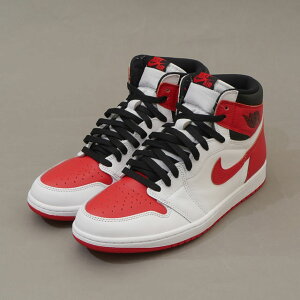 Vi iCL NIKE AIR JORDAN 1 RETRO HIGH OG GAW[_1 g nC WHITE/UNIVERSITY RED-BLACK 555088-161 Y 28.5cm (tbgEFA)