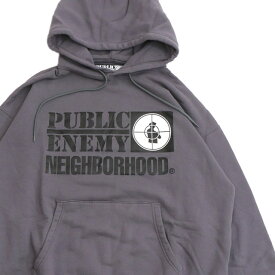 正規品・本物保証 新品 ネイバーフッド NEIGHBORHOOD 23AW NHXPUBLIC ENEMY.SWEATPARKA LS スウェットパーカー 232UWNH-CSM01 GRAY メンズ Lサイズ 2023AW (SWT/HOODY)