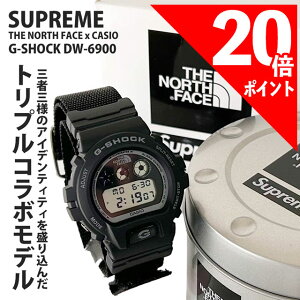 [Ԍ|Cg20{I] Vi Vv[ SUPREME x U m[XtFCX THE NORTH FACE x JVI CASIO G-SHOCK DW-6900 GVbN W[VbN rv fW^EHb` Y fB[X gvl