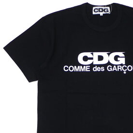 【月間優良ショップ7度受賞】 新品 シーディージー CDG コムデギャルソン COMME des GARCONS LOGO TEE Tシャツ BLACK ブラック 黒 メンズ