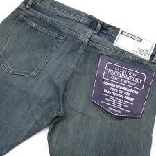 ネイバーフッドNEIGHBORHOOD18AWWOVENSAVAGEDPNARROW14OZPTデニムパンツメンズ【新品】2018AW182DCNHPTM15240001442067