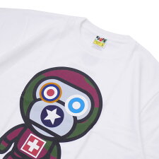 エイプABATHINGAPE18AWBABYMILOBYSKATETHINGTEETシャツWHITEホワイト白メンズ【新品】2018AW200008023240