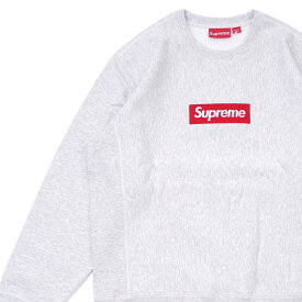 【数量限定特別価格】 シュプリーム SUPREME Box Logo Crewneck ボックスロゴ BOXロゴ スウェット ASH GREY グレー 灰色 メンズ 【新品】 209000541142