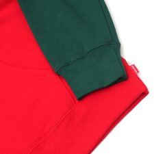 シュプリームSUPREME19SSSLogoColorblockedHoodedSロゴスウェットパーカーREDレッド赤メンズ【新品】2019SS211000634043