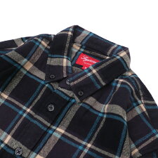 シュプリームSUPREME19SSPlaidFlannelShirt長袖シャツBLACKブラック黒メンズ【新品】2019SS216001588041