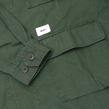 新品ダブルタップスWTAPS19SSJUNGLELS01SHIRTジャングル長袖シャツODオリーブドラブメンズ新作2019SS191WVDT-SHM01116002973055(W)TAPS