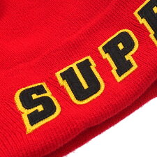 新品シュプリームSUPREME19SSFeltLogoBeanieビーニーニットキャップREDレッド赤メンズレディース新作2019SS418000810013