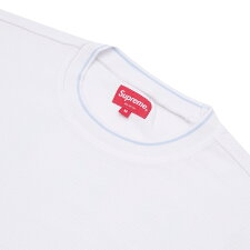 新品シュプリームSUPREME19SSStripeRibWaffleTopTシャツカットソーWHITEホワイト2019SS新作