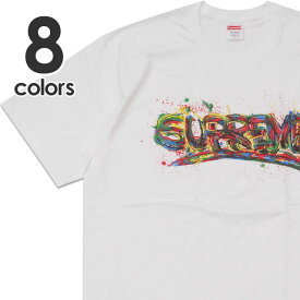 【月間優良ショップ7度受賞】 新品 シュプリーム SUPREME Paint Logo Tee Tシャツ メンズ