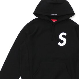 【月間優良ショップ7度受賞】 新品 シュプリーム SUPREME S Logo Hooded Sweatshirt パーカー BLACK ブラック 黒 メンズ